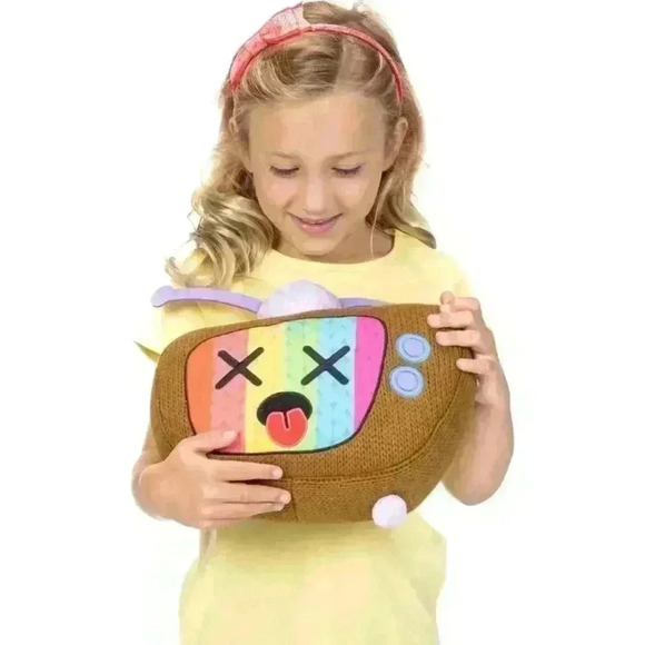 Unisex Ami Amist Plush Toy Jumbo Brown‎ Rainbow - Picture 4 of 5